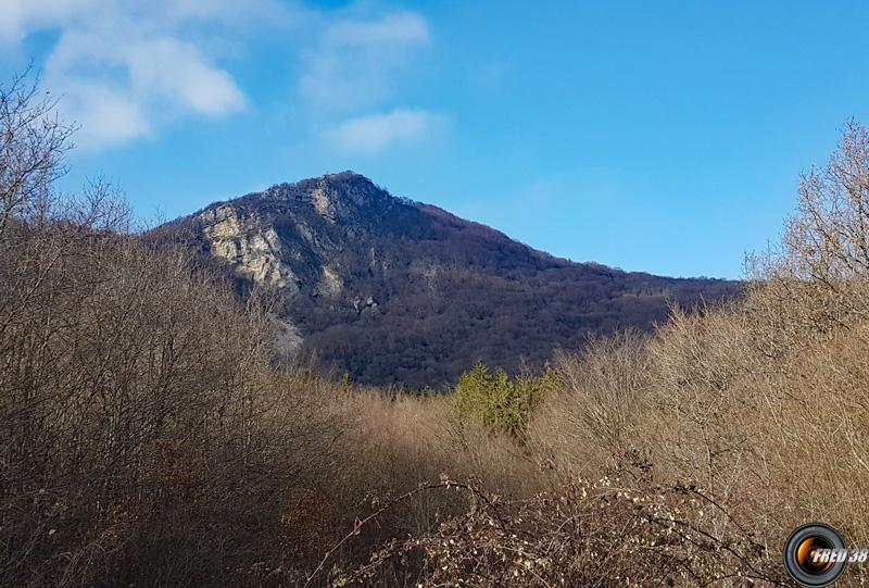 Vue dans la descente.