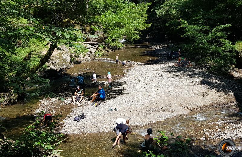 Au fond des gorges.