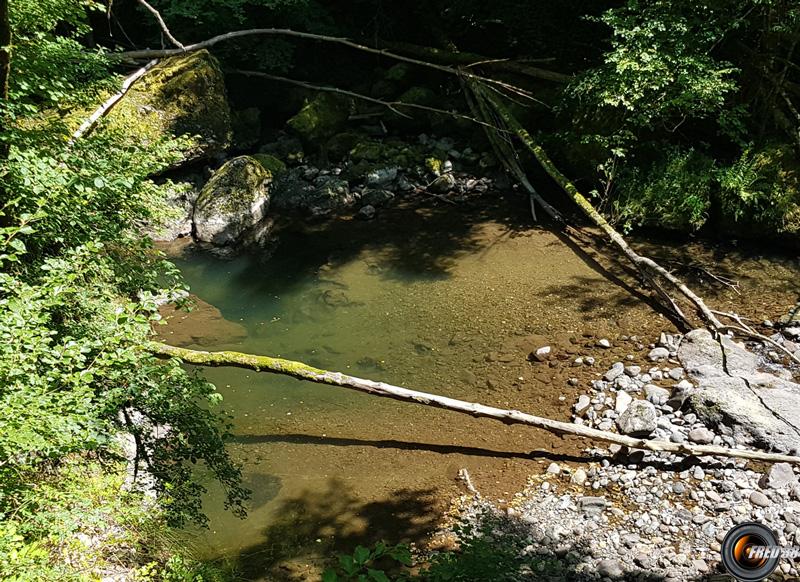 Au fond des gorges.