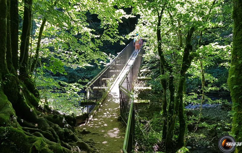 La passerelle.